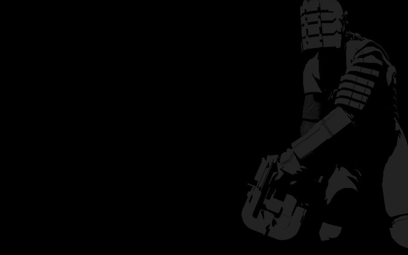 Armored Soldier Holding Weapon — Black