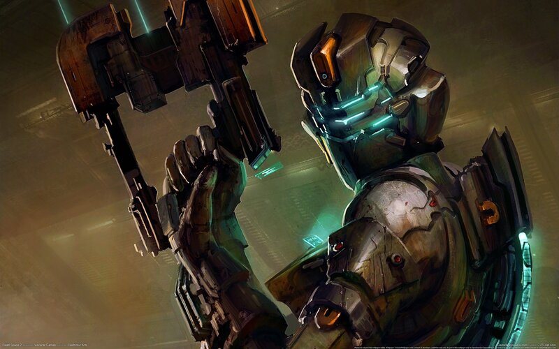 Armored Soldier Holding Weapon
