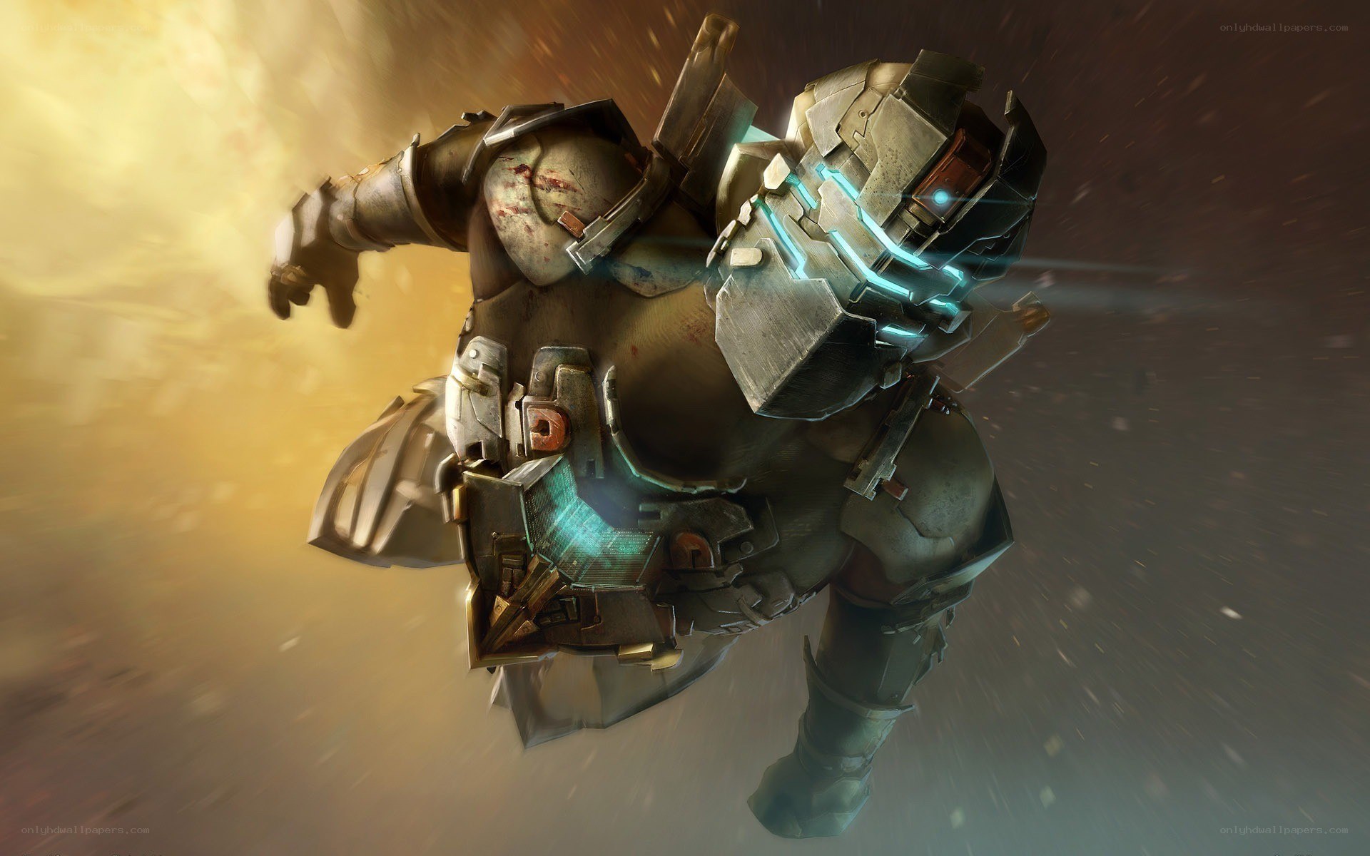 armored soldier in combat