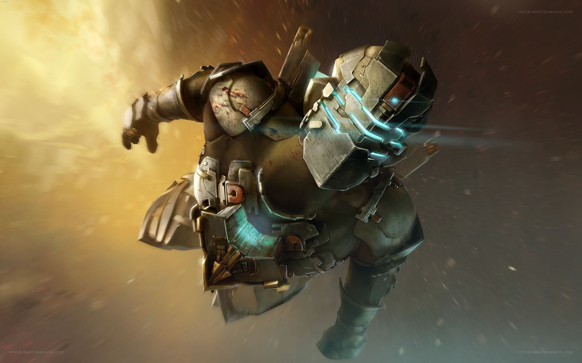 armored soldier in combat