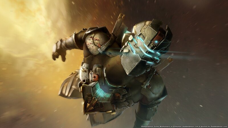 Armored Soldier in Explosion