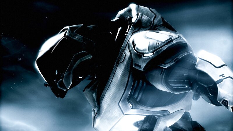 Armored Soldier in Space — Blue