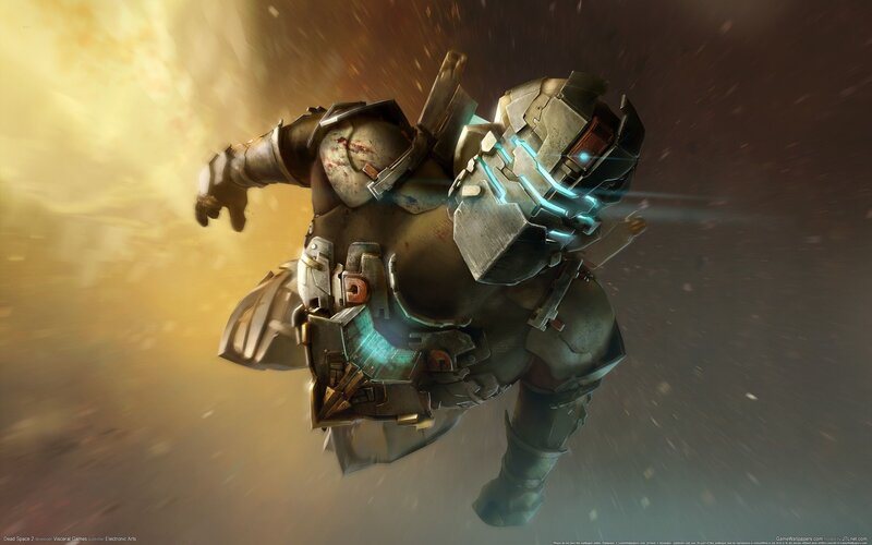 Armored Soldier in Space