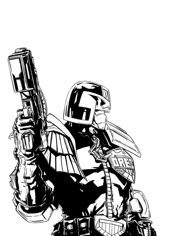 armored soldier with weapon