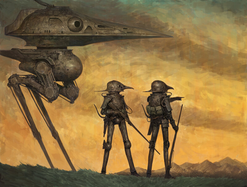 Armored Soldiers with Mech