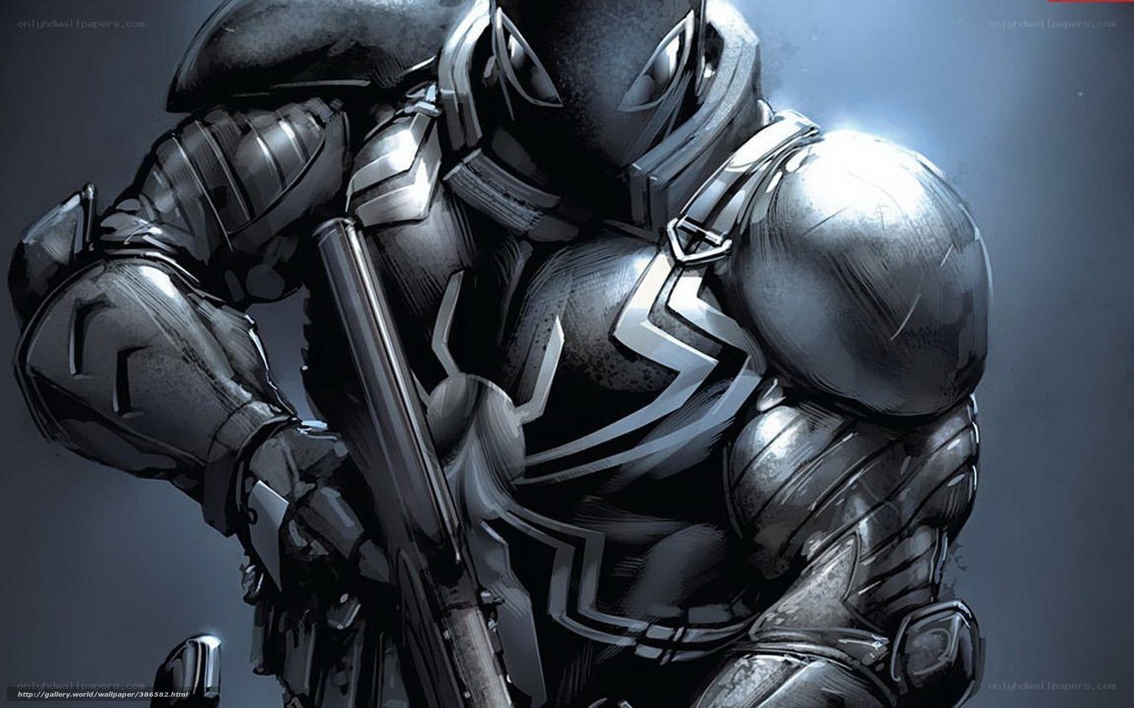armored superhero character