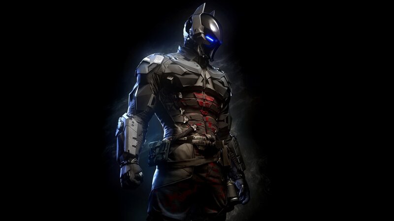 Armored Superhero Figure — Black, Dark, Dramatic, Night, 3d Render