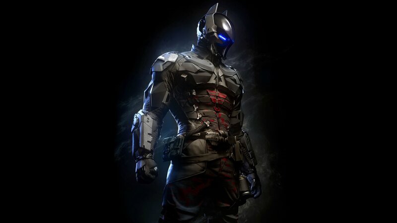 Armored Superhero Figure — Black
