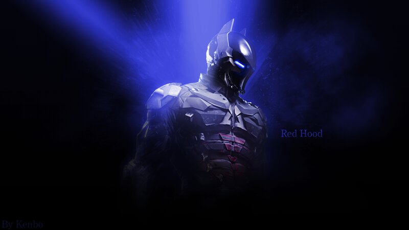 Armored Superhero Figure — Blue
