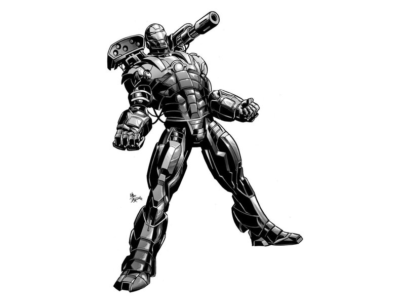 Armored Superhero Figure