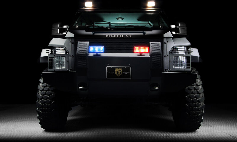 Armored Vehicle Front View