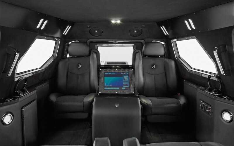 armored vehicle interior