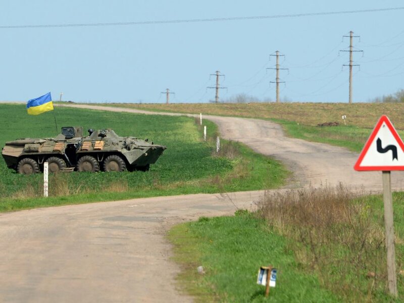Armored Vehicle on Road