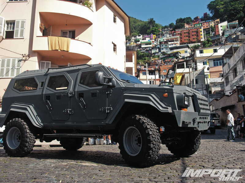 Armored Vehicle on Street