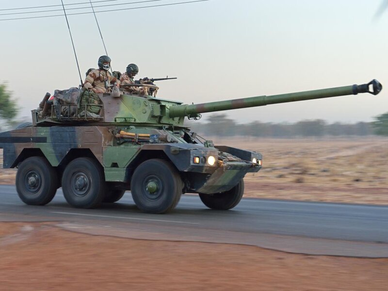 Armored Vehicle with Soldiers