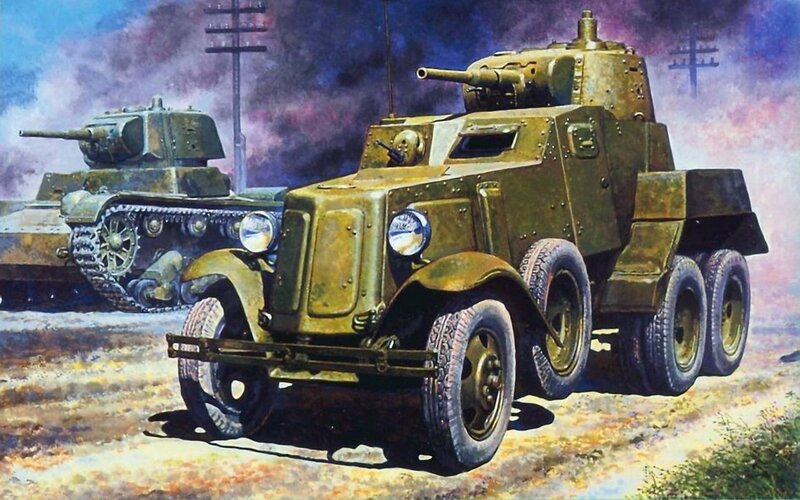 Armored Vehicles in Combat — Green