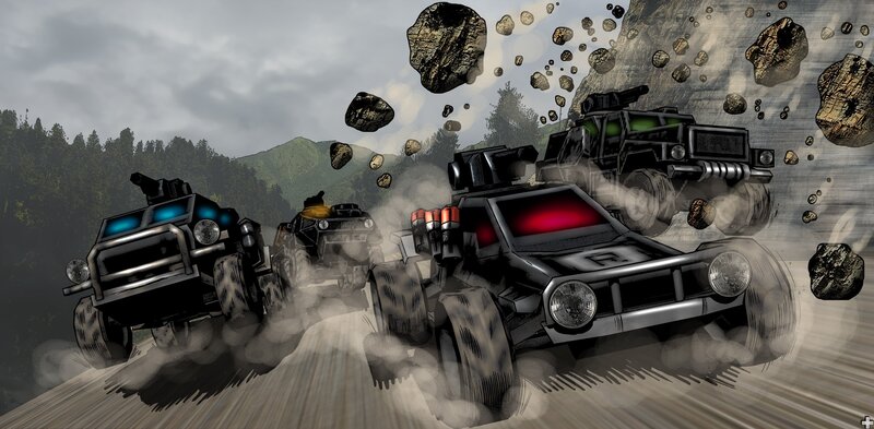 Armored vehicles in combat