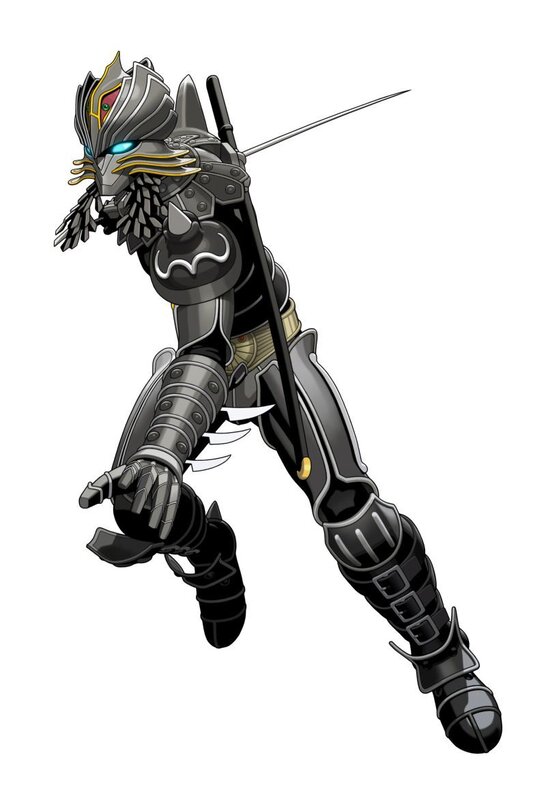 armored warrior character