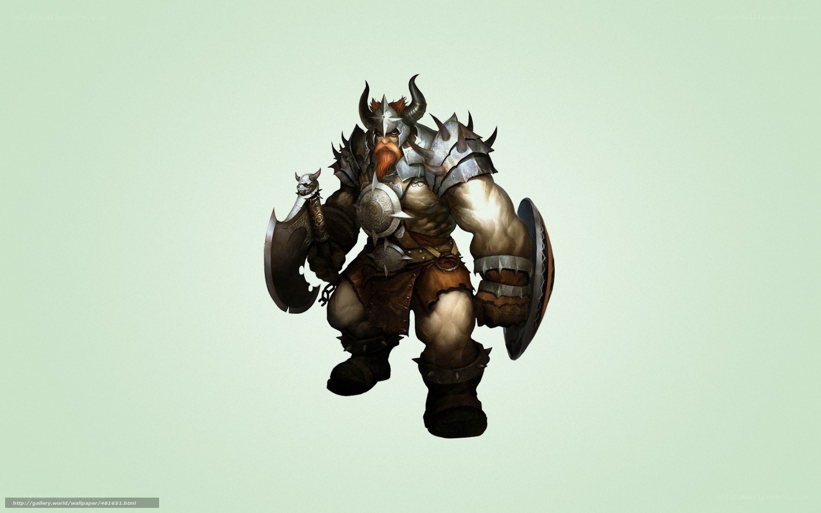 armored warrior character