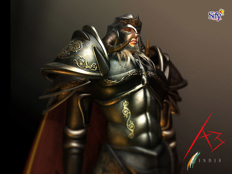 Armored Warrior Figure — Black, Dramatic, 3d Render, Armor