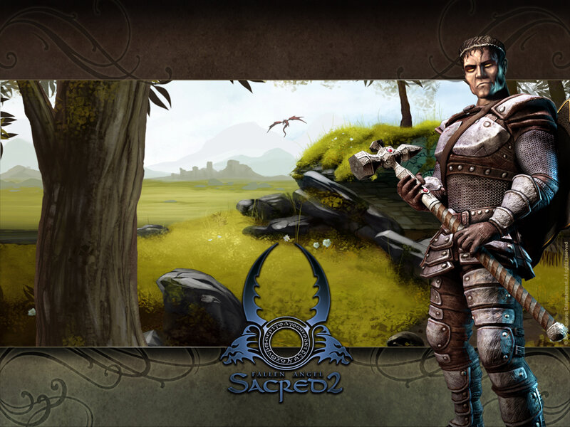Armored Warrior Holding Hammer — Brown