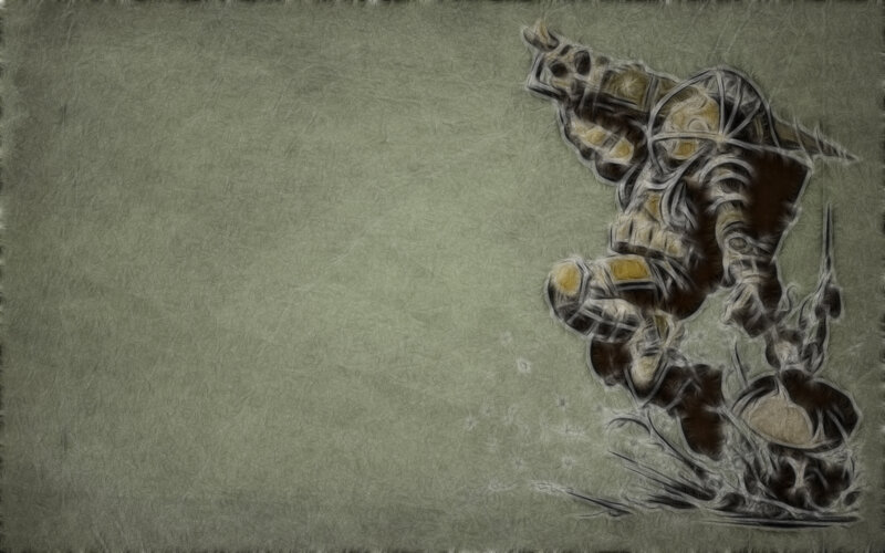 armored warrior illustration