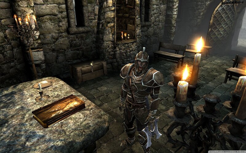 Armored Warrior in Dungeon