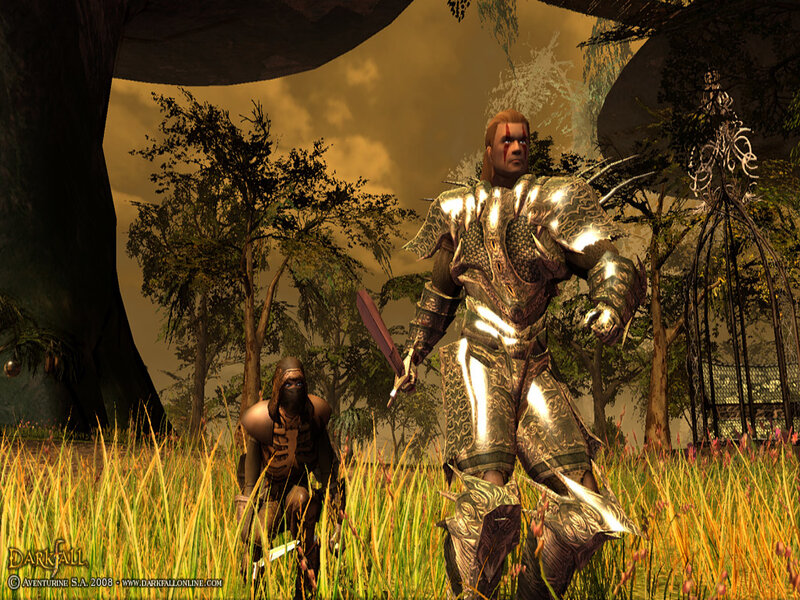 Armored Warrior in Field