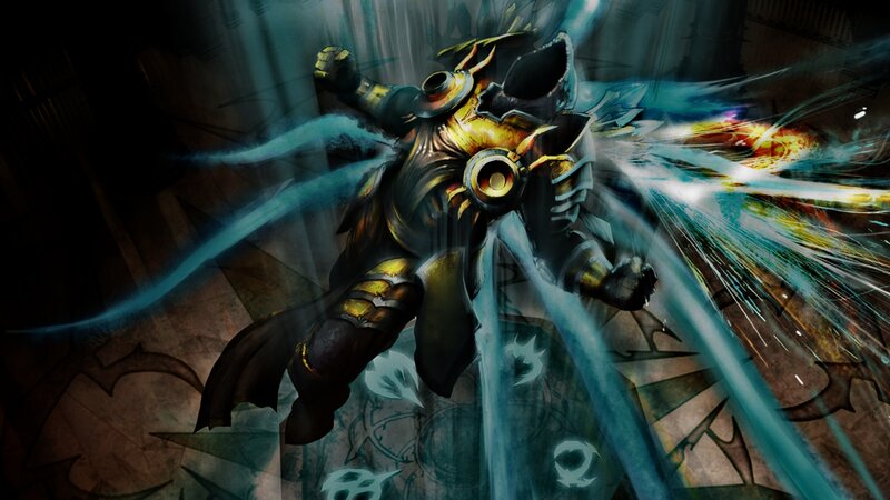 Armored Warrior in Motion — Black, Dramatic, Digital Art