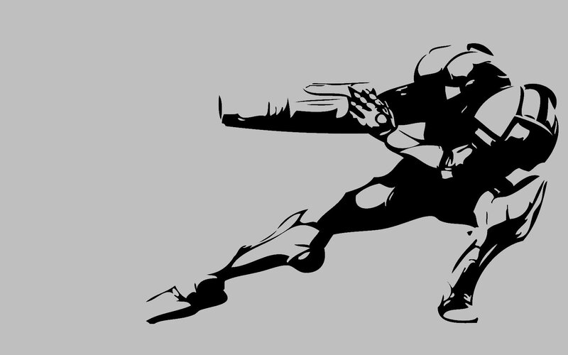 Armored Warrior in Motion — Black, Dynamic