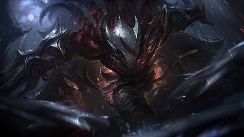 Armored Warrior in Rain — Black