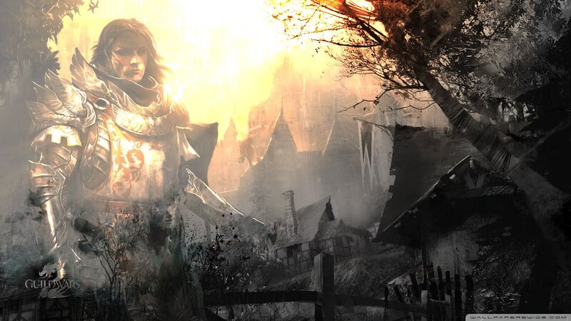 Armored Warrior in Ruins