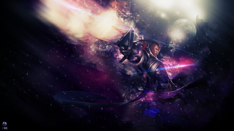 Armored Warrior in Space — Purple