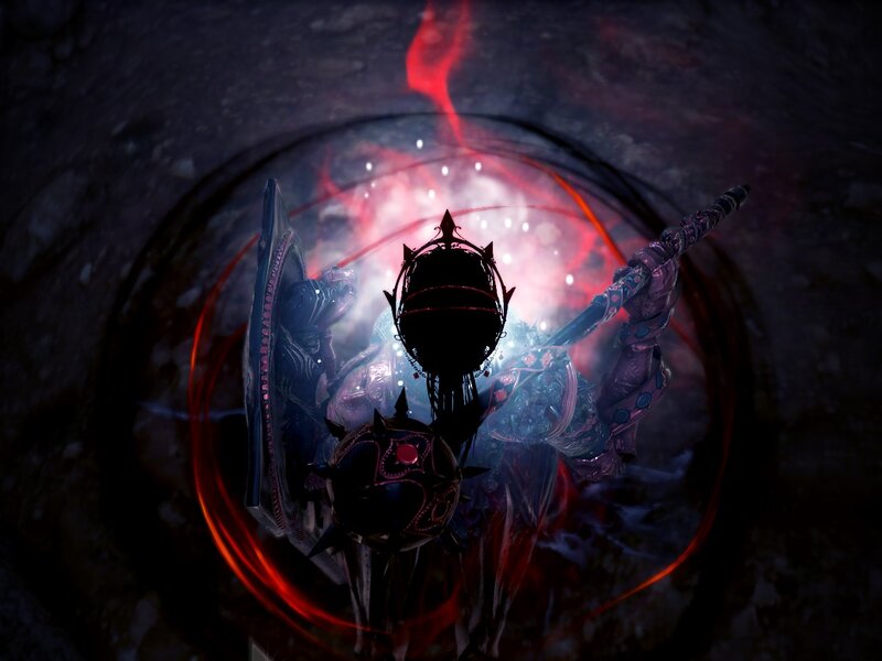 Armored Warrior in Tunnel — Black