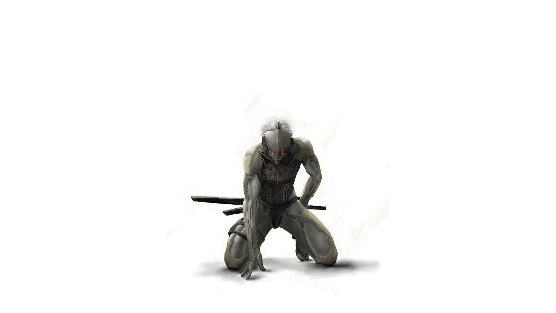 armored warrior kneeling