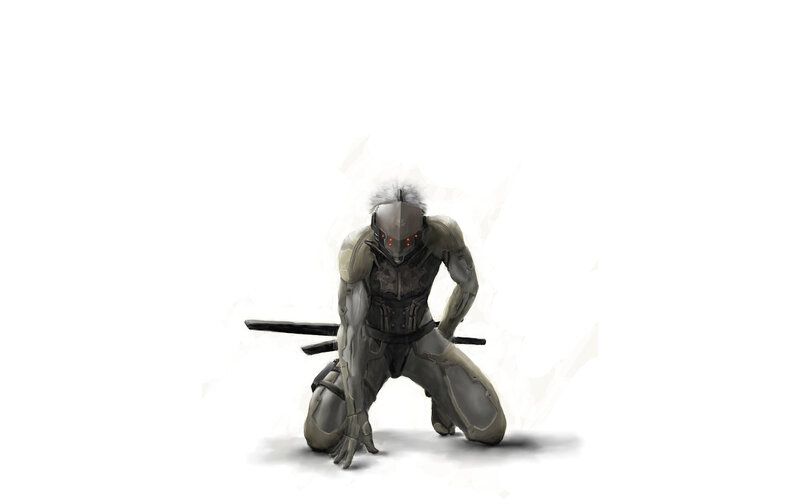 armored warrior kneeling