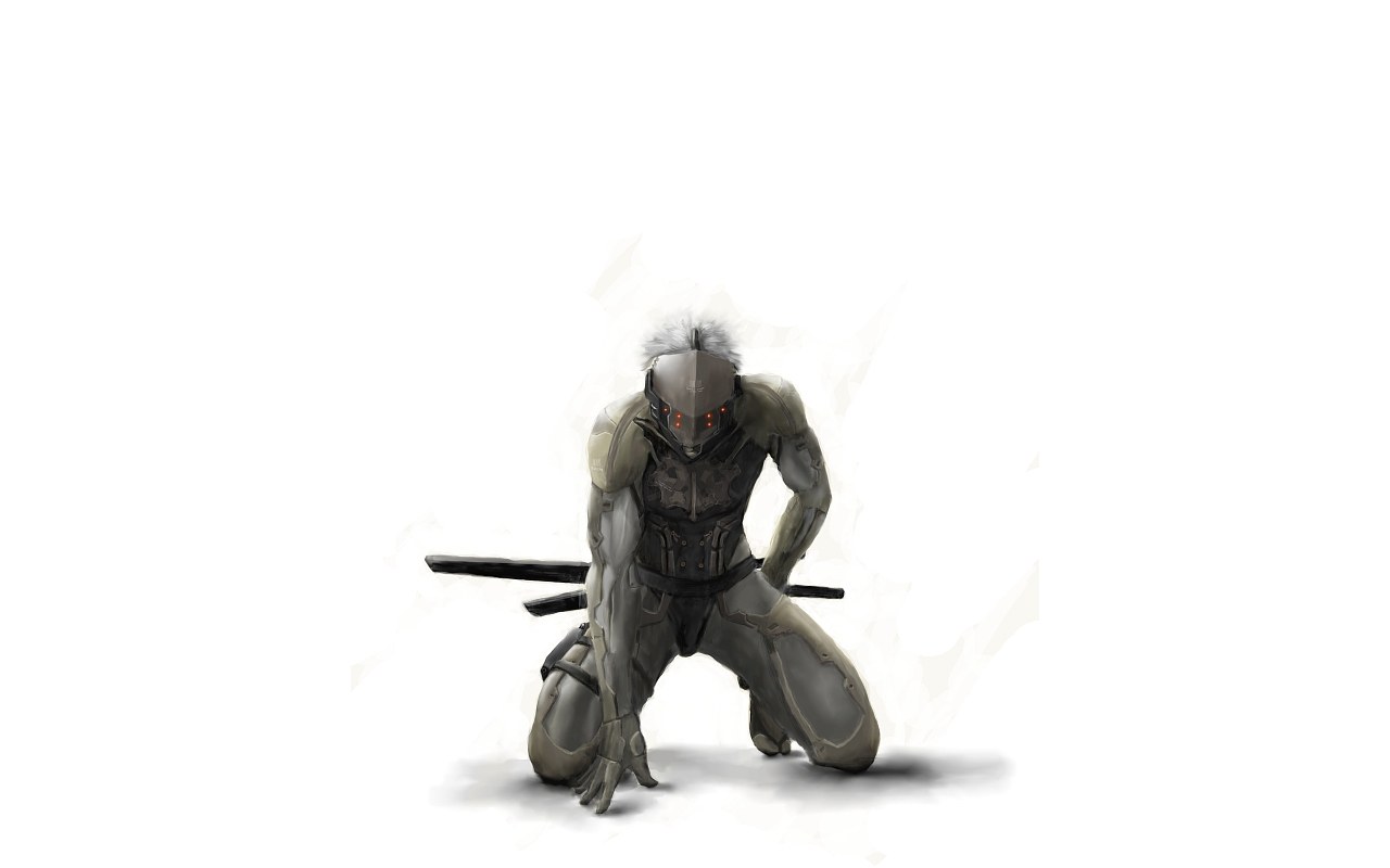 armored warrior kneeling