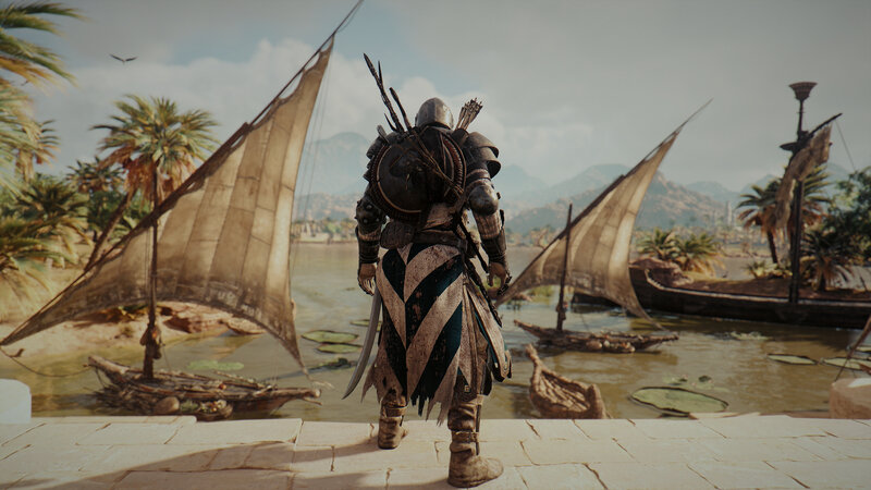Armored Warrior on Dock