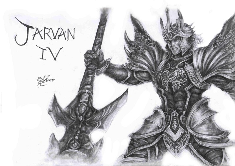 Armored Warrior with Axe — Black, Dramatic, Illustration