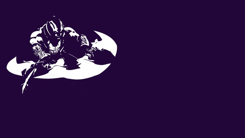 Armored Warrior with Axe — Purple