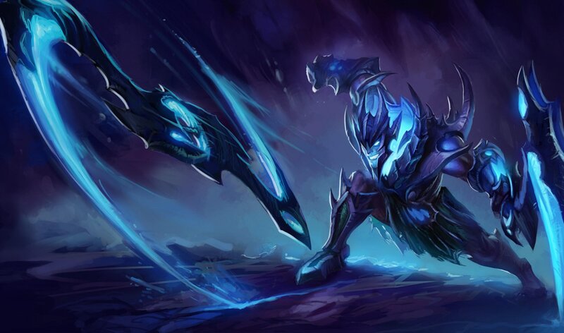Armored Warrior with Blades