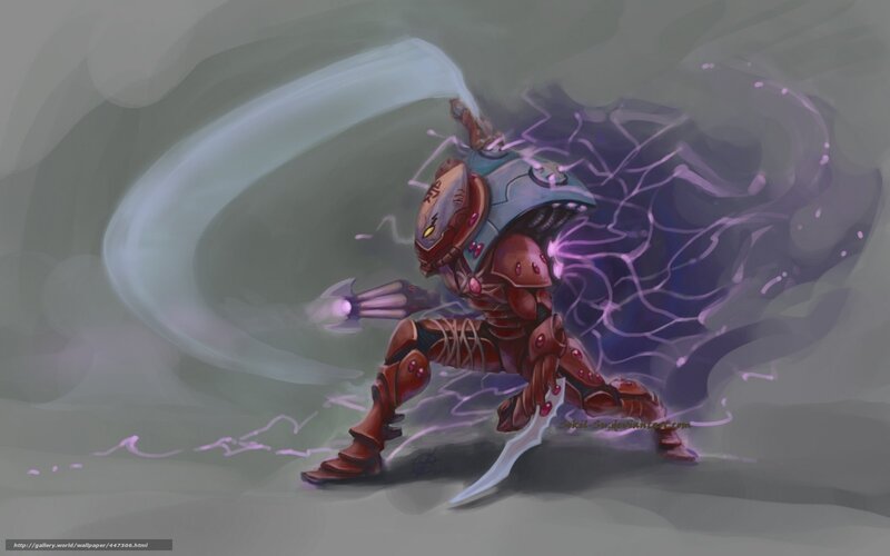 Armored Warrior with Energy Weapon