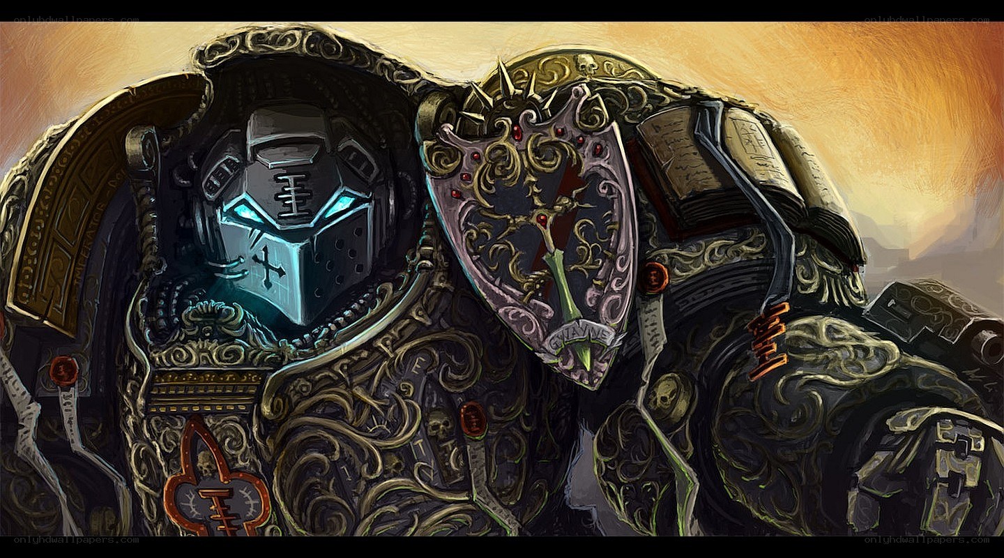 armored warrior with ornate armor