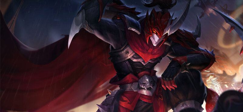 Armored Warrior with Red Cape — Dramatic, Night, Digital Art