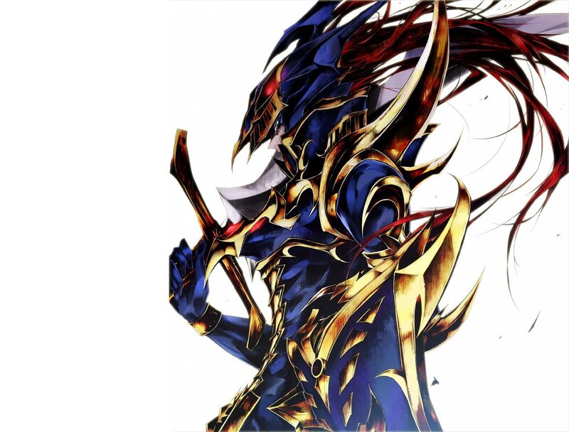 Armored Warrior with Red Hair — Blue
