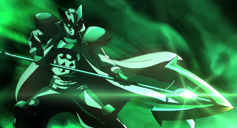 Armored Warrior with Spear — Green