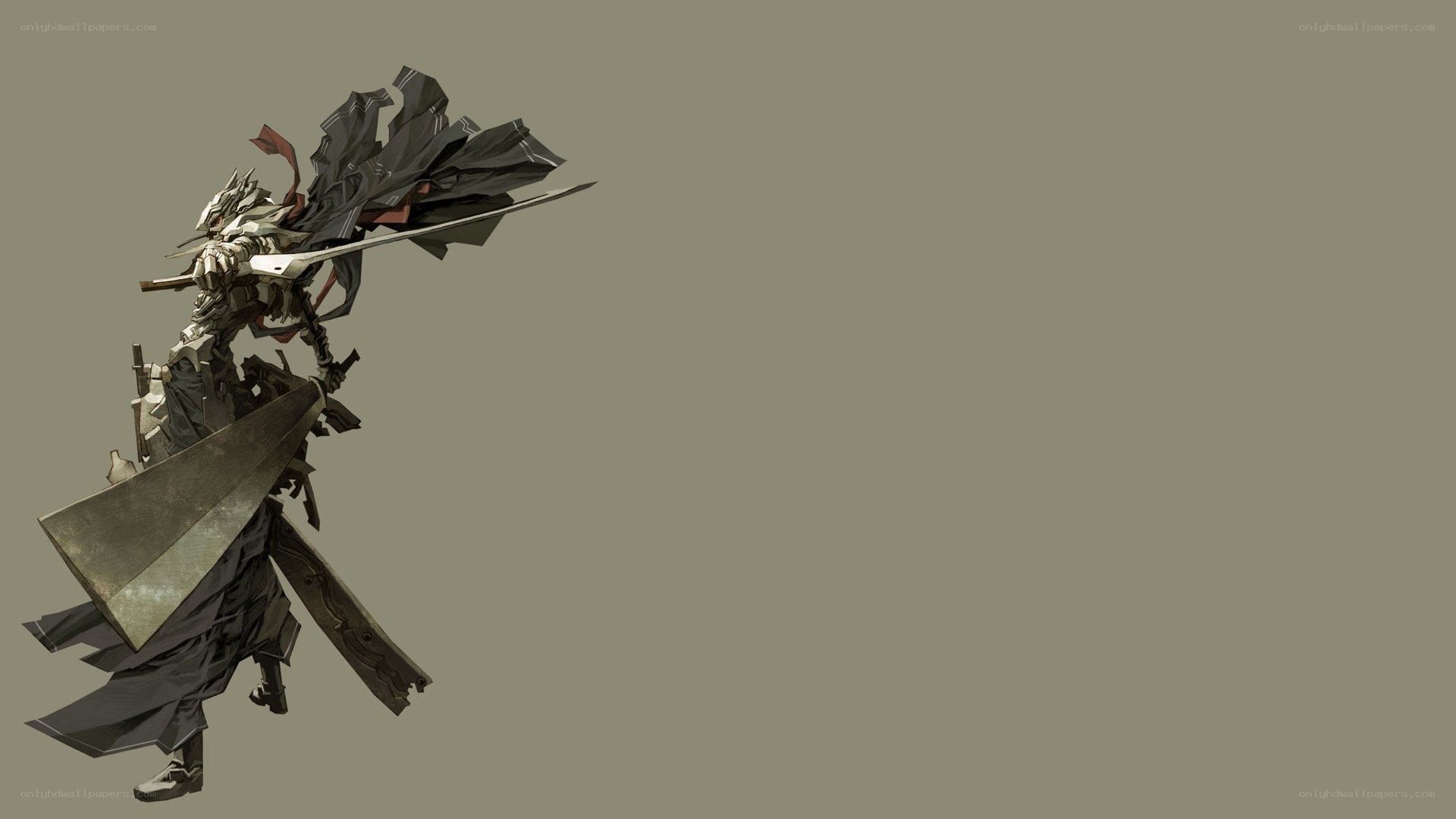 armored warrior with sword