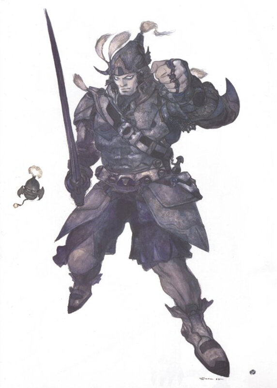 armored warrior with sword