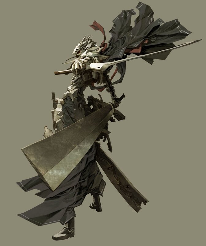 armored warrior with sword
