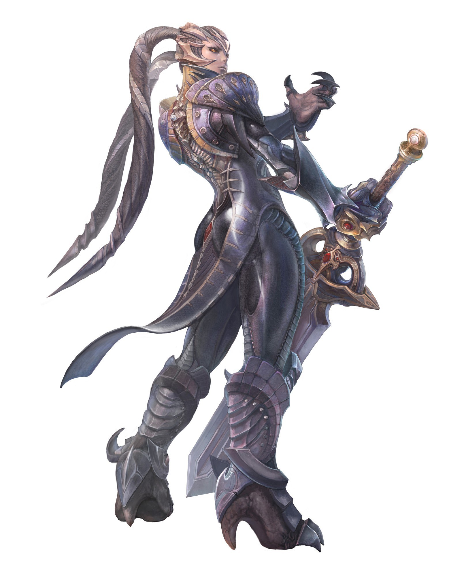 armored warrior with sword